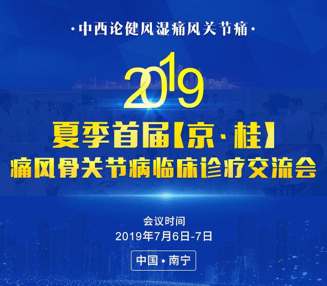 中西论健风湿痛风关节痛_暨2019夏季首届【京·桂】痛风骨关节病临床诊疗交流会